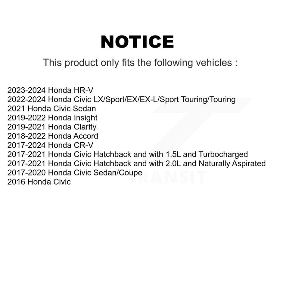 Rear Upper Suspension Control Arm Pair For Honda Civic CR-V Accord HR-V Clarity Insight KTR-105719