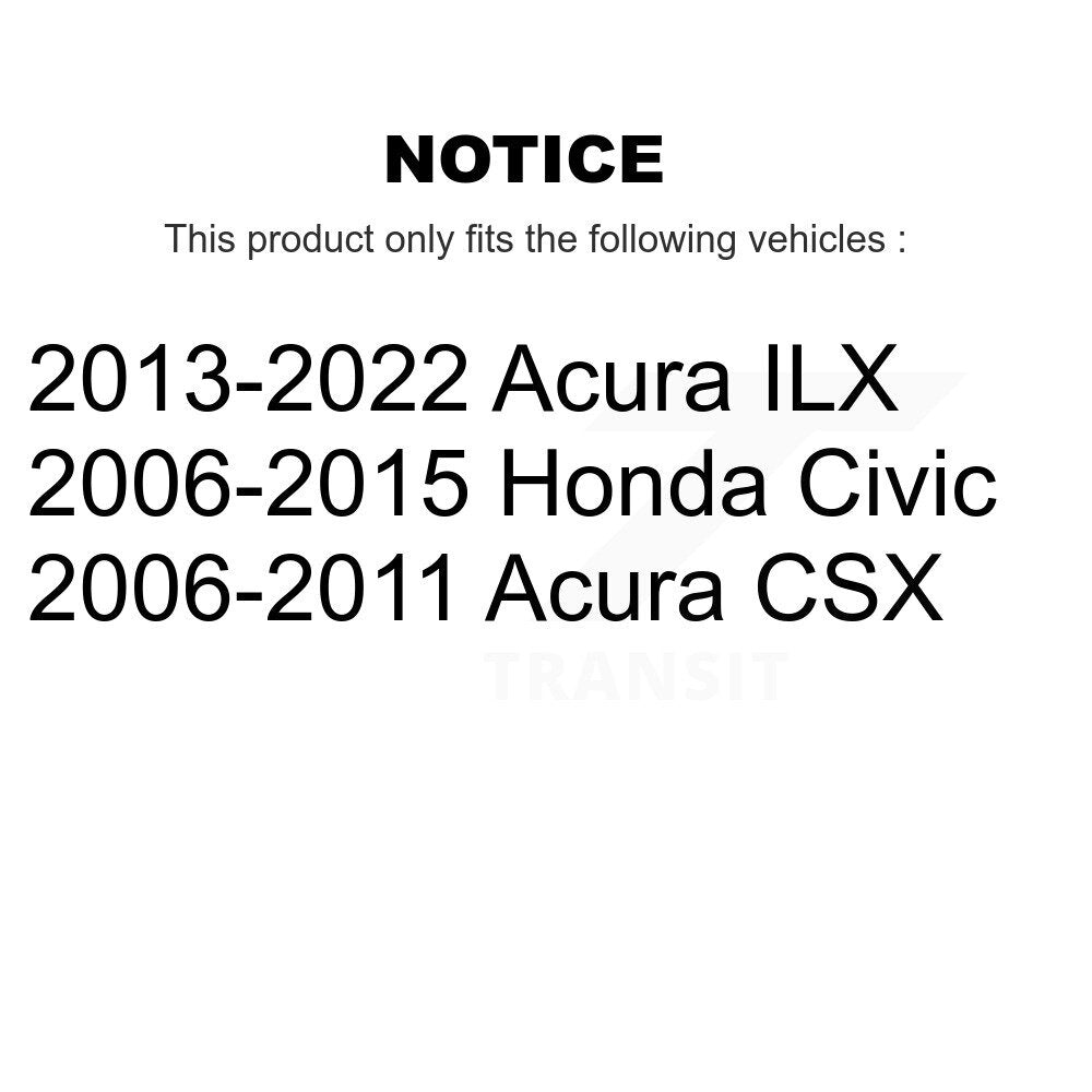 Rear Upper Suspension Control Arm Pair For Honda Civic Acura ILX CSX KTR-105725