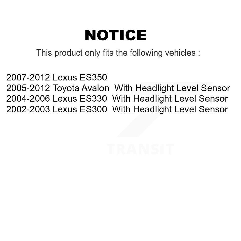 Rear Lower Rearward Suspension Control Arm Kit For Lexus ES350 Toyota Avalon ES330 ES300 KTR-105746