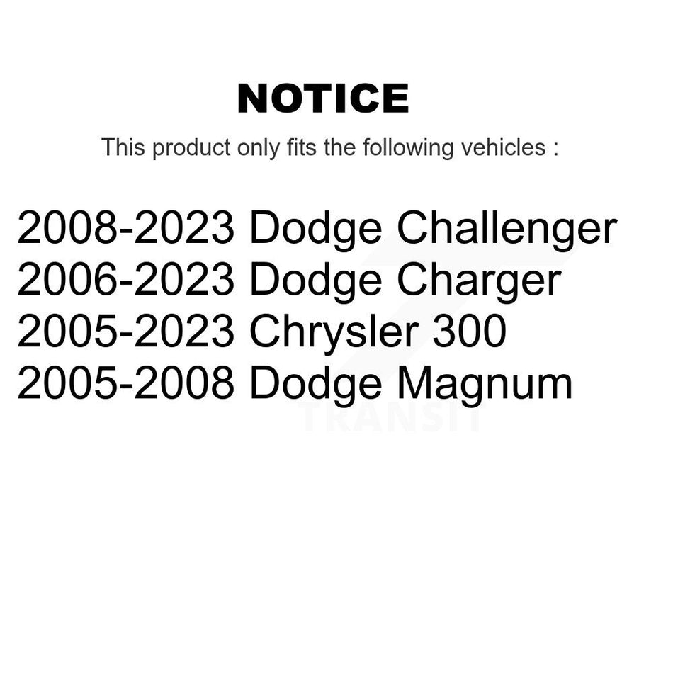 Rear Lower Rearward Control Arm Kit For Dodge Chrysler 300 Charger Challenger Magnum KTR-105750