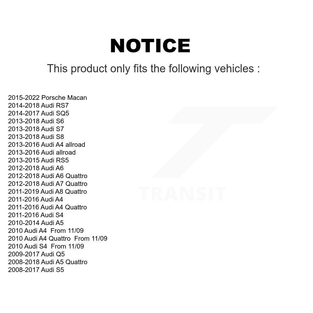 Rear Upper Kit For Audi Q5 Porsche Macan A4 Quattro A5 S4 S5 A6 A7 SQ5 allroad A8 RS5 S6 KTR-105768