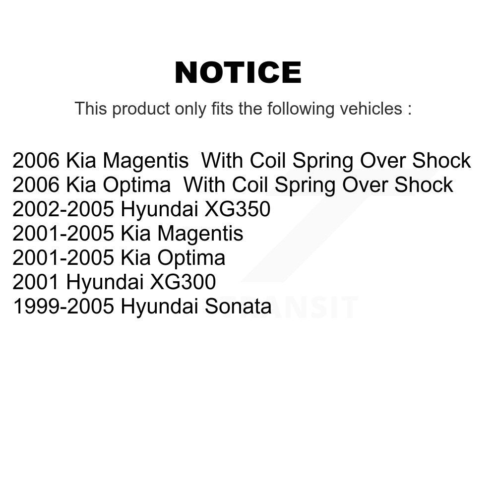 Rear Upper Kit For Hyundai Sonata Kia Optima XG350 XG300 Magentis KTR-105771