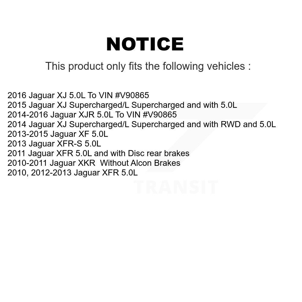 Front Rear Ceramic Disc Brake Pads And Wear Sensor Kit For Jaguar XF XJ XFR XKR XFR-S XJR KTW-100364