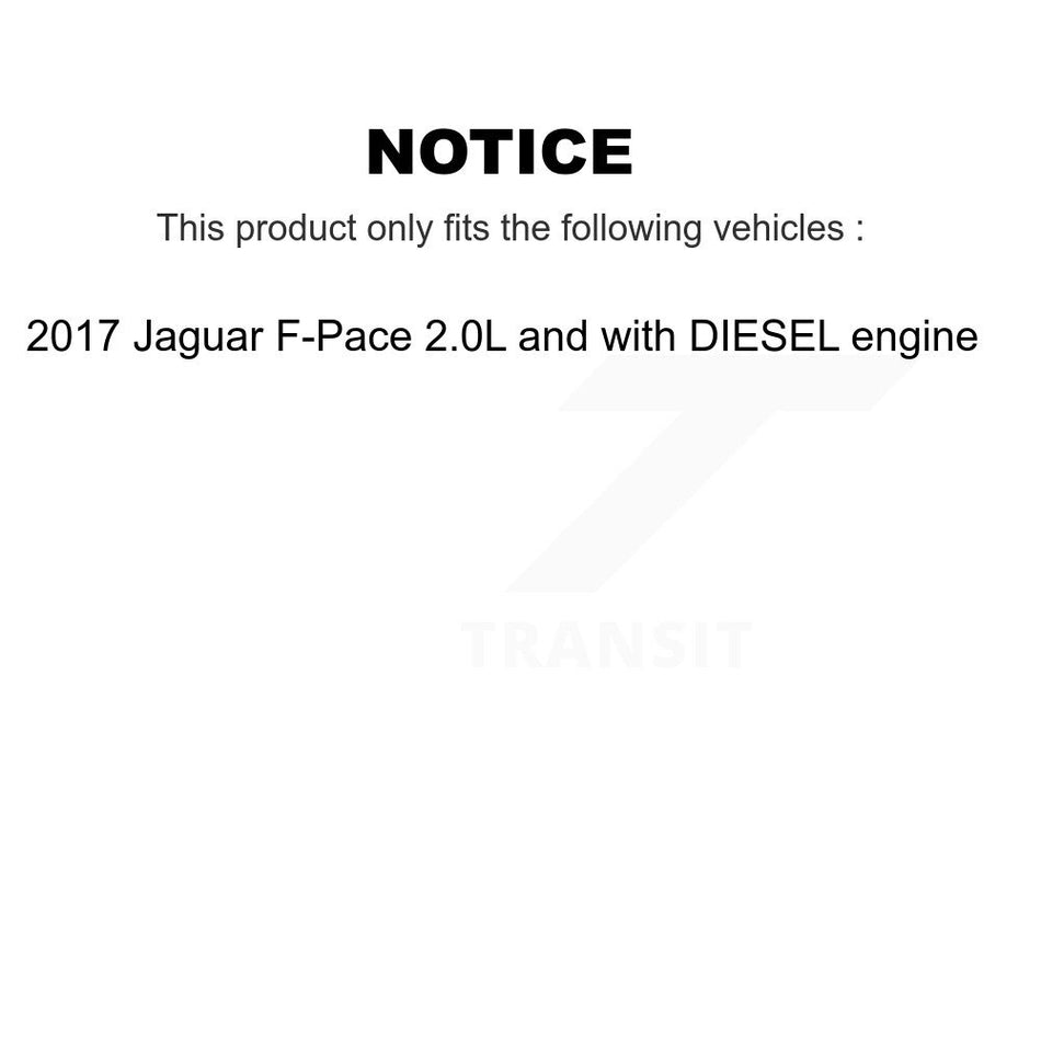 Front Ceramic Disc Brake Pad And Wear Sensor Kit For Jaguar F-Pace Land Rover Range Velar KTW-100963