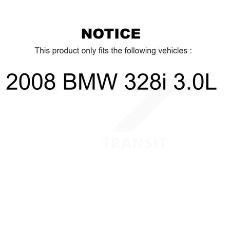 Front Ceramic Disc Brake Pads And Extra Wear Sensors Kit For BMW 328i 323i KTW-100999