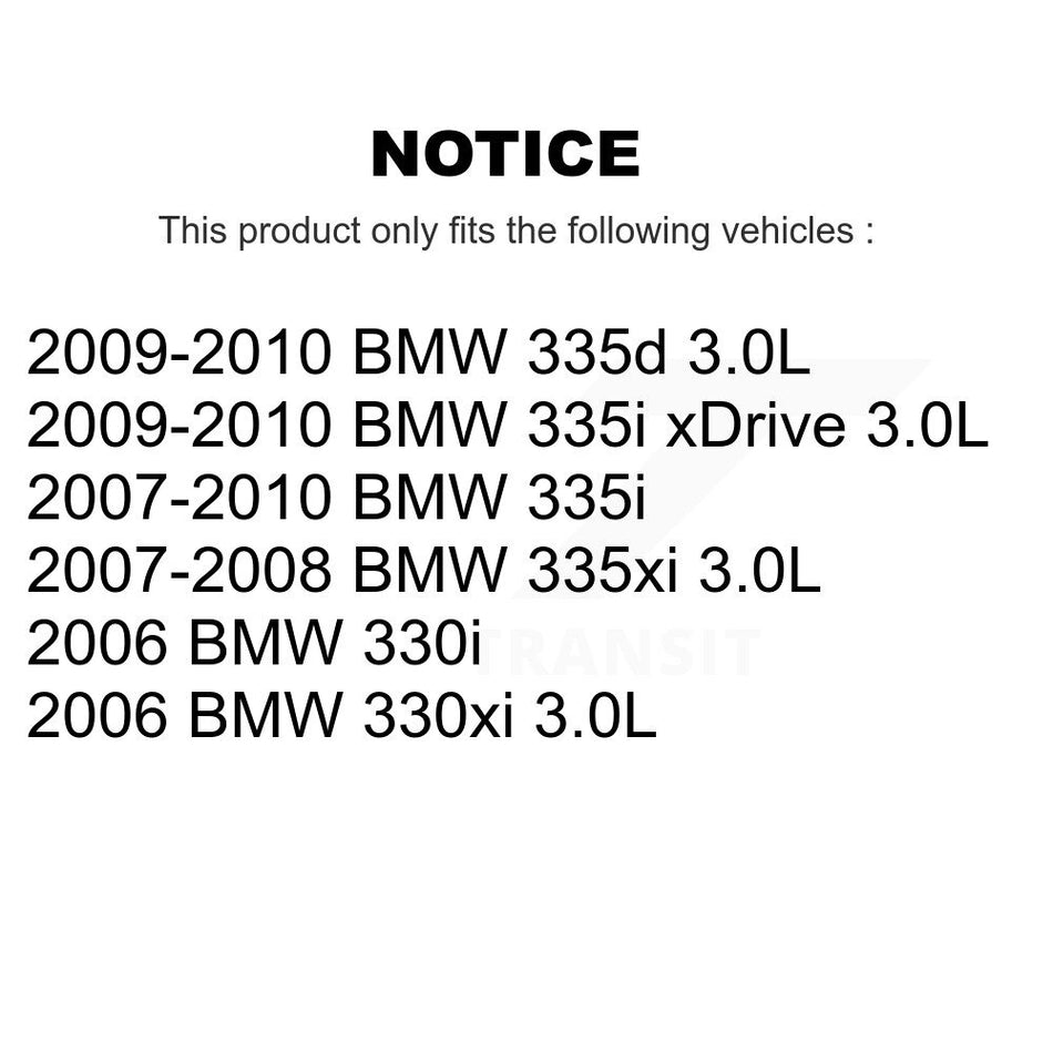 Rear Ceramic Disc Brake Pad And Wear Sensor Kit For BMW 335i xDrive 335xi 330i 330xi 335d KTW-101123