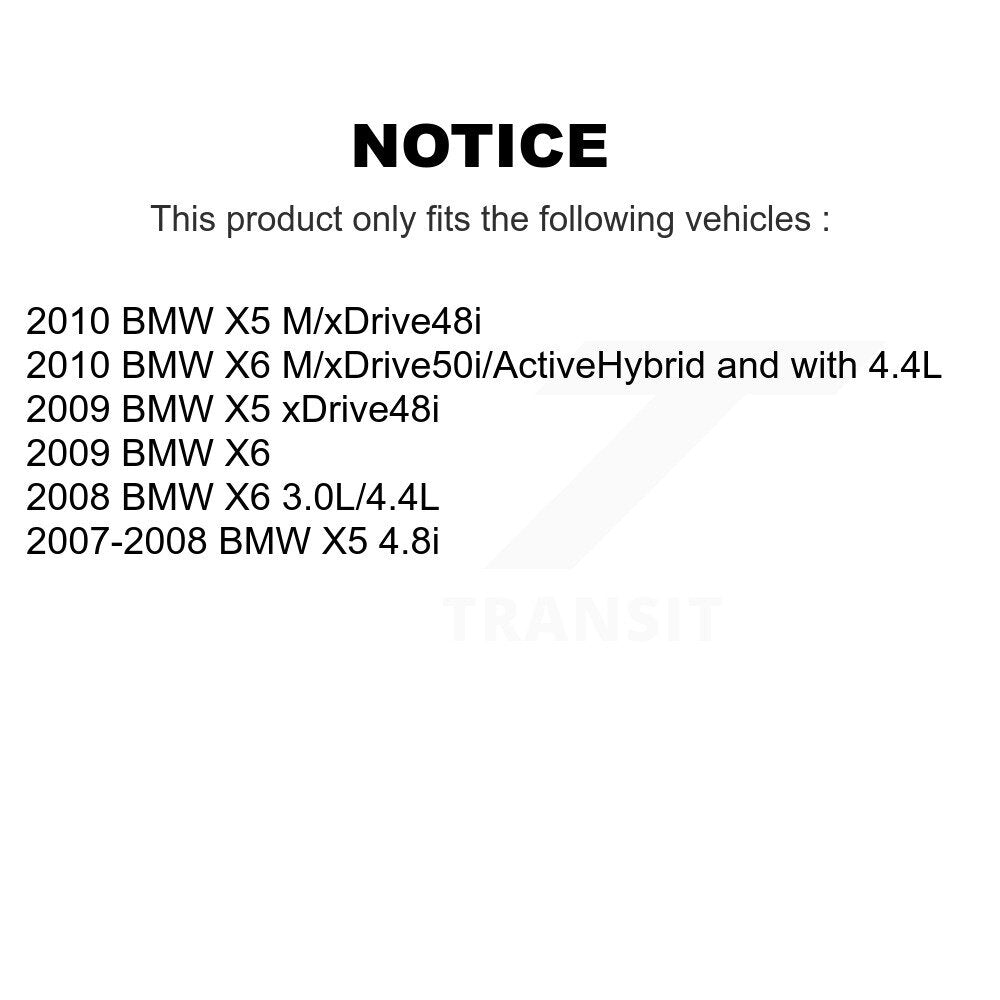 Rear Ceramic Disc Brake Pads And Wear Sensors Kit For BMW X5 X6 KTW-101224