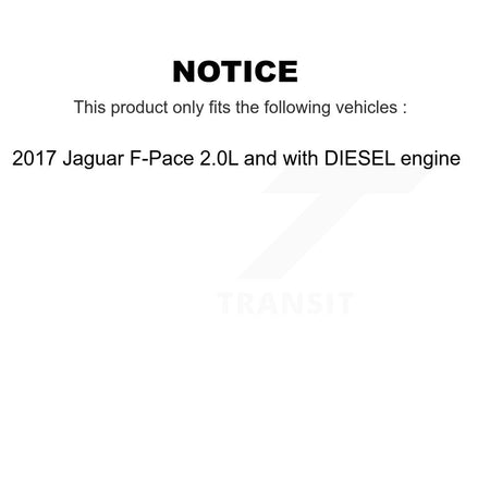 Front Rear Ceramic Brake Pad And Wear Sensor Kit For Jaguar F-Pace Land Rover Range Velar KTW-101403