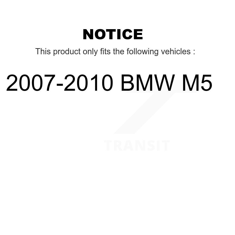 Rear Ceramic Disc Brake Pads And Wear Sensors Kit For 2007-2010 BMW M5 KTW-101834