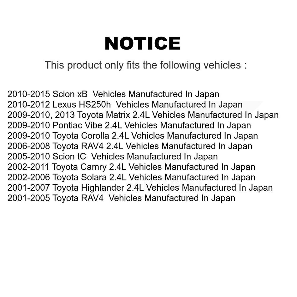 Ignition Coil MPS-MF333 For Toyota Camry Corolla RAV4 Highlander Scion tC Solara xB Matrix Pontiac Vibe Lexus HS250h Vehicles Manufactured In Japan