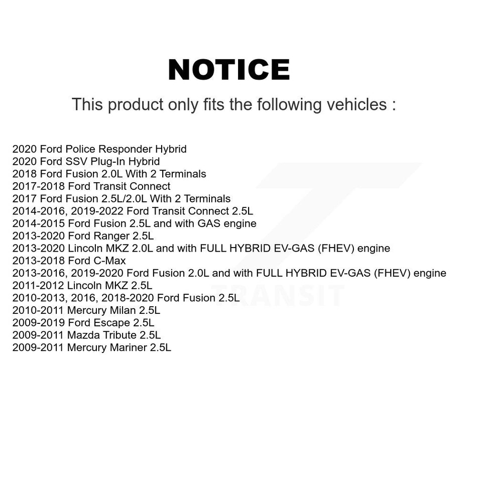 Ignition Coil MPS-MF621 For Ford Escape Fusion Lincoln MKZ Transit Connect C-Max Mercury Ranger Mariner Milan Mazda Tribute Police Responder Hybrid SSV Plug-In