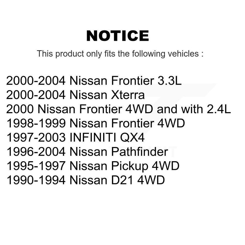 Rear Drum Brake Shoe NB-631B For Nissan Frontier Xterra Pathfinder Pickup D21 INFINITI QX4