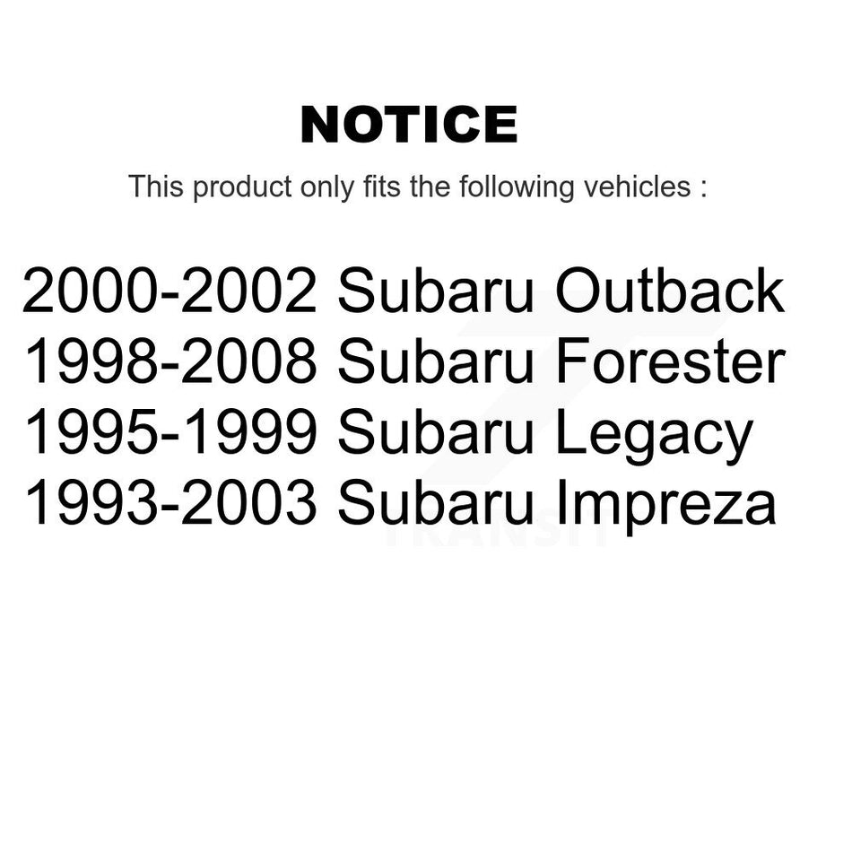 Rear Drum Brake Shoe NB-676B For Subaru Forester Impreza Outback Legacy