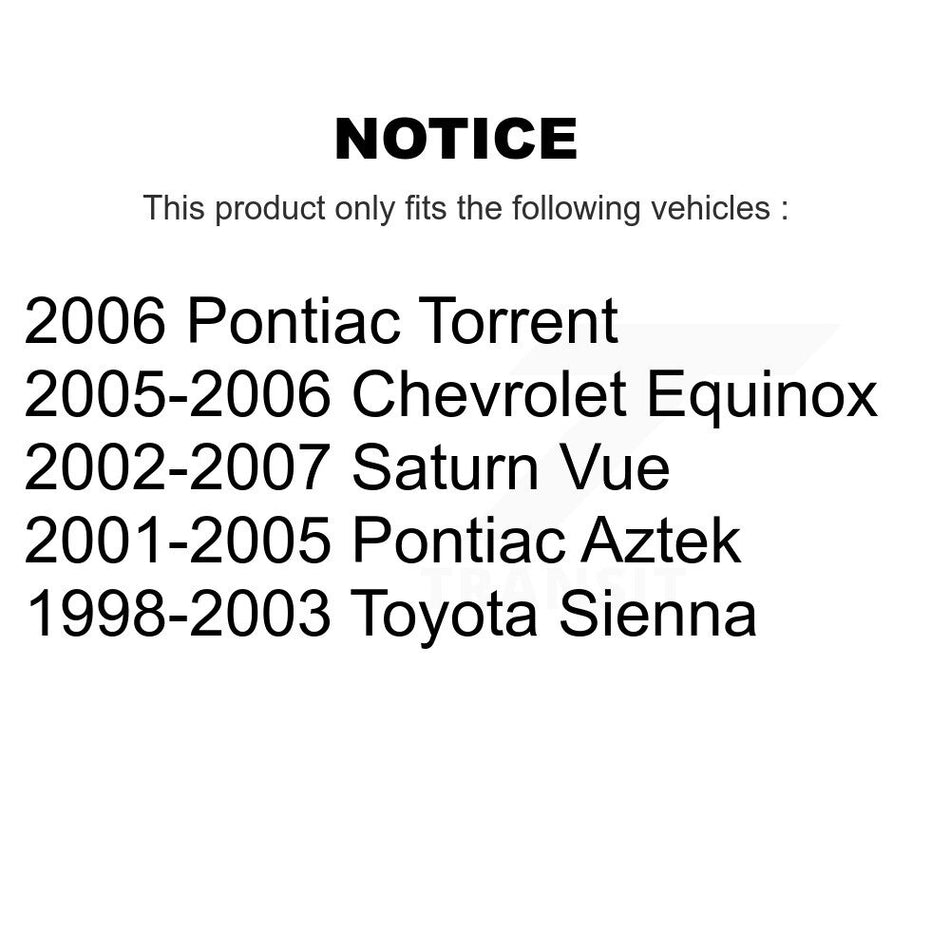 Rear Drum Brake Shoe NB-729B For Saturn Vue Toyota Sienna Chevrolet Equinox Pontiac Aztek Torrent