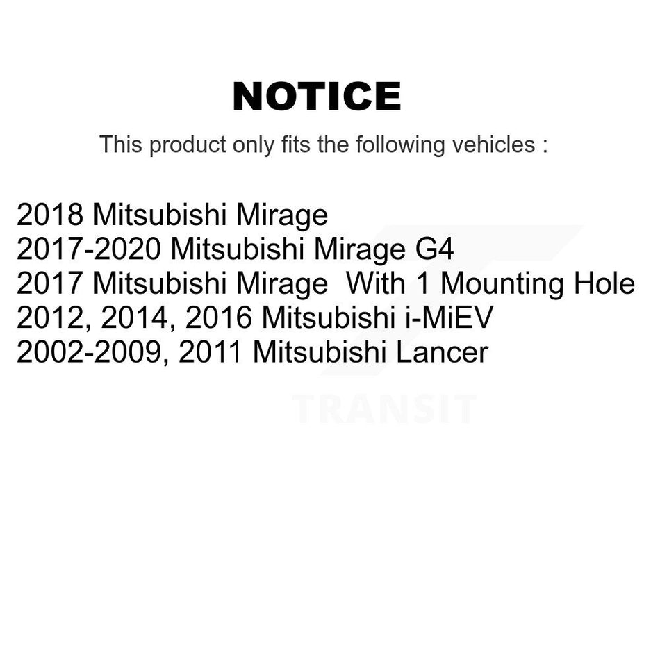 Rear Drum Brake Shoe NB-778B For Mitsubishi Lancer Mirage G4 i-MiEV