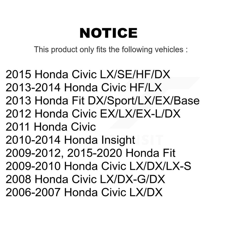 Rear Drum Brake Shoe NB-913B For Honda Civic Fit Insight