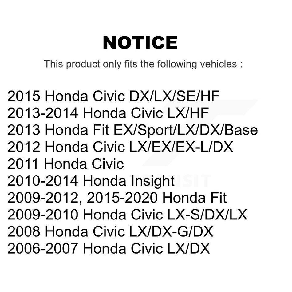 Rear Drum Brake Shoe NB-913B For Honda Civic Fit Insight