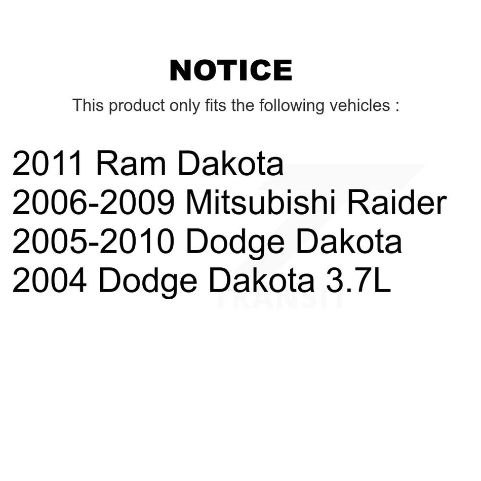 Rear Drum Brake Shoe NB-922B For Dakota Dodge Ram Mitsubishi Raider