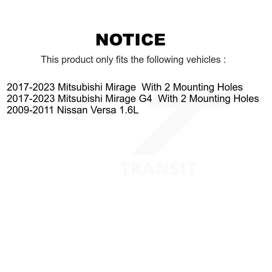 Rear Drum Brake Shoe NB-924B For Nissan Versa Mitsubishi Mirage G4