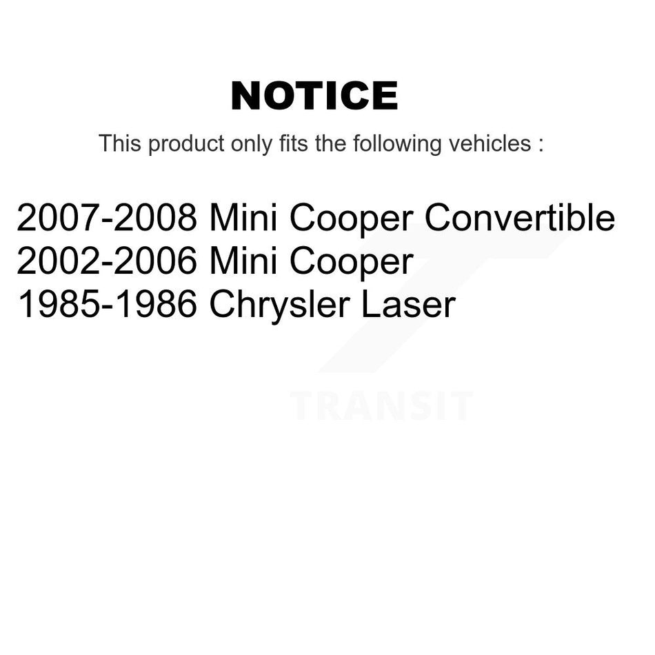 Rear Ceramic Disc Brake Pads NWF-PRC1060 For Mini Cooper Chrysler Laser