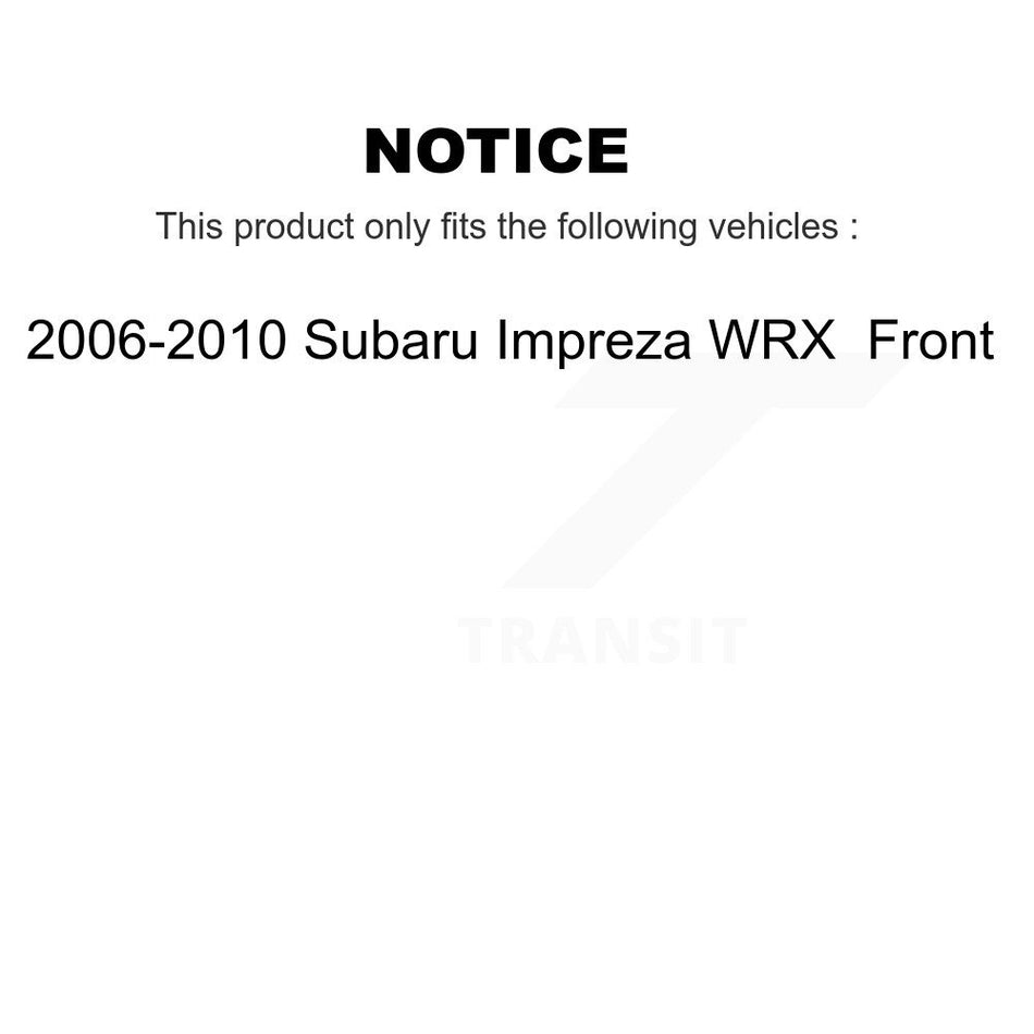 Front Ceramic Disc Brake Pads NWF-PRC1182 For 2006-2010 Subaru Impreza WRX