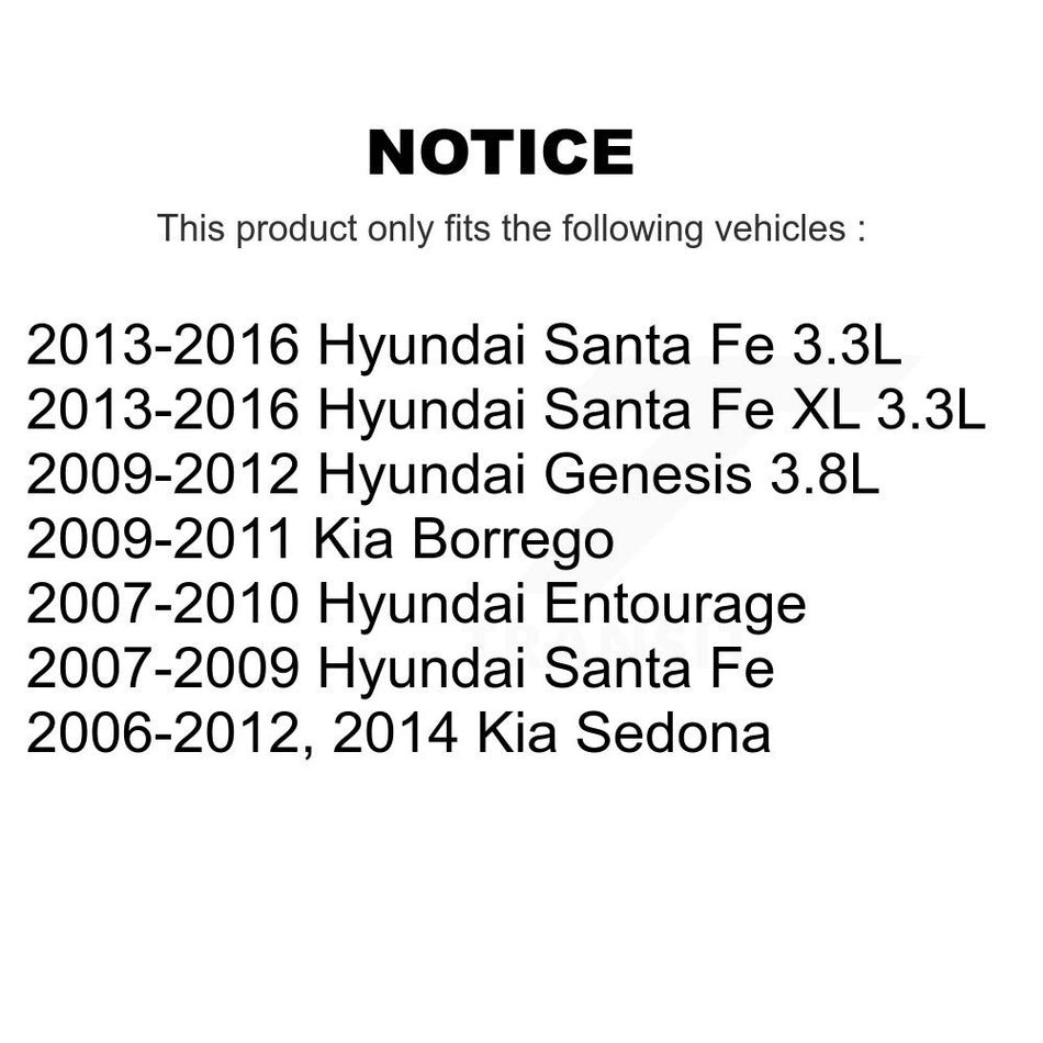 Front Ceramic Disc Brake Pads NWF-PRC1202 For Hyundai Santa Fe Kia Sedona Genesis Entourage Borrego