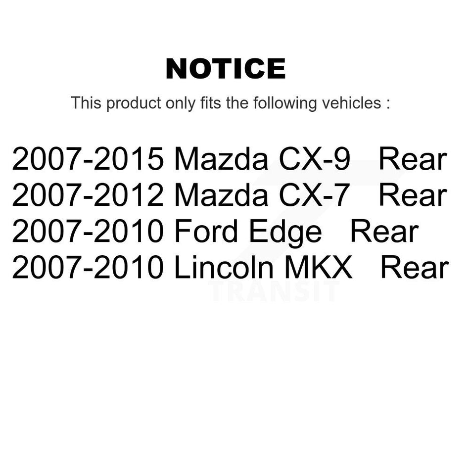 Rear Ceramic Disc Brake Pads NWF-PRC1259 For Ford Edge Mazda CX-9 CX-7 Lincoln MKX