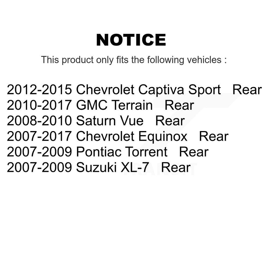 Rear Ceramic Disc Brake Pads NWF-PRC1275 For Chevrolet Equinox GMC Terrain Saturn Vue Captiva Sport Pontiac Torrent Suzuki XL-7