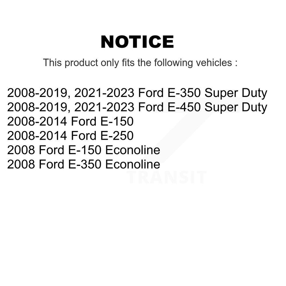 Front Ceramic Disc Brake Pads NWF-PRC1328 For Ford E-350 Super Duty E-250 E-450 E-150 Econoline