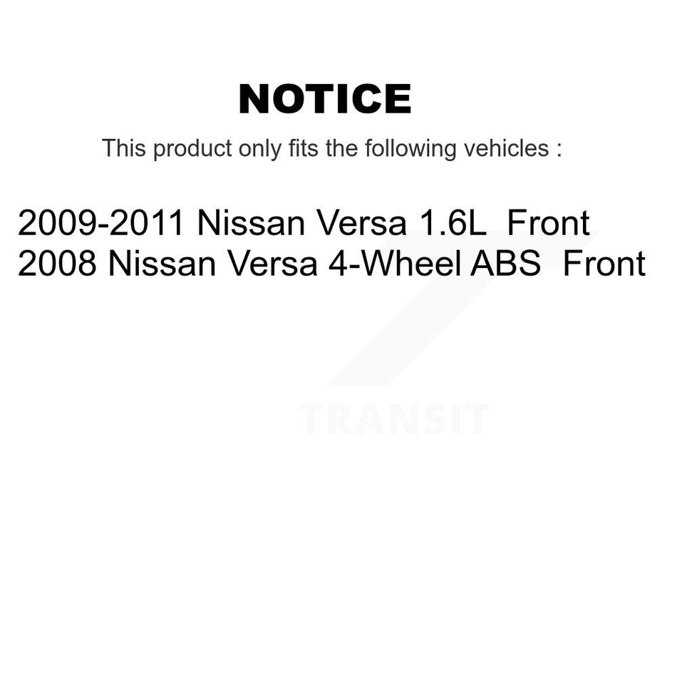 Front Ceramic Disc Brake Pads NWF-PRC1345 For Nissan Versa