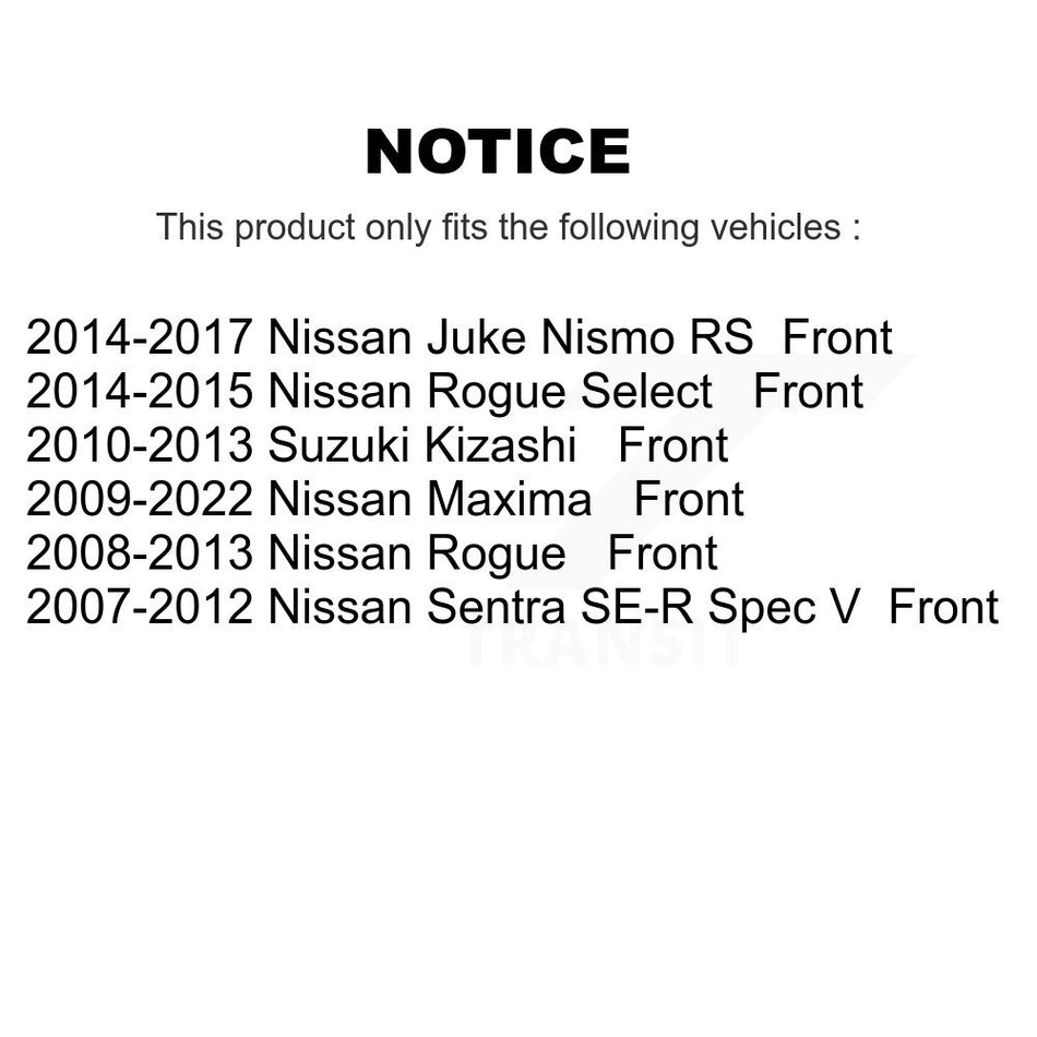 Front Ceramic Disc Brake Pads NWF-PRC1374A For Nissan Rogue Maxima Sentra Select Juke Suzuki Kizashi