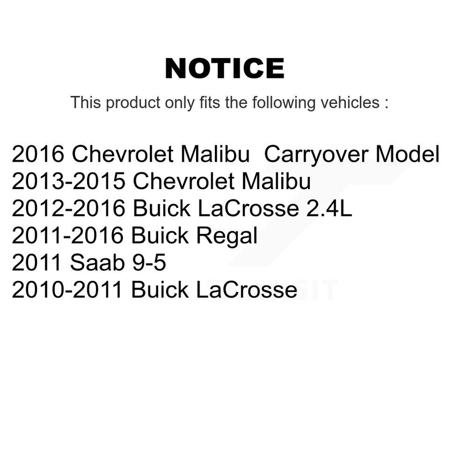 Rear Ceramic Disc Brake Pads NWF-PRC1430A For Chevrolet Malibu Buick LaCrosse Regal Saab 9-5