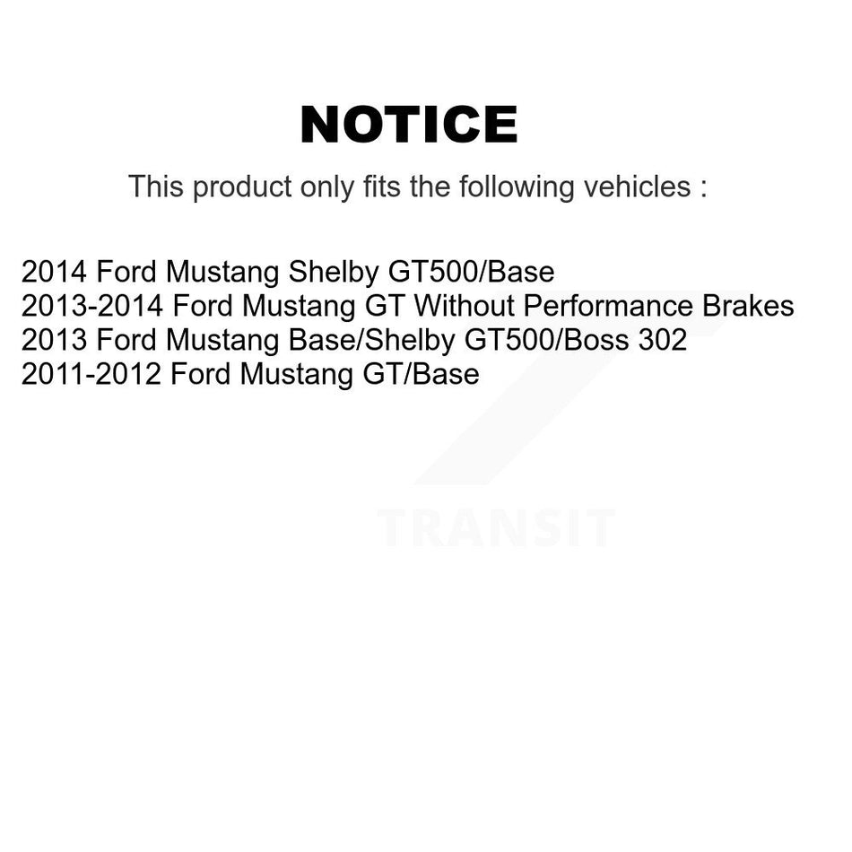 Rear Ceramic Disc Brake Pads NWF-PRC1465 For Ford Mustang