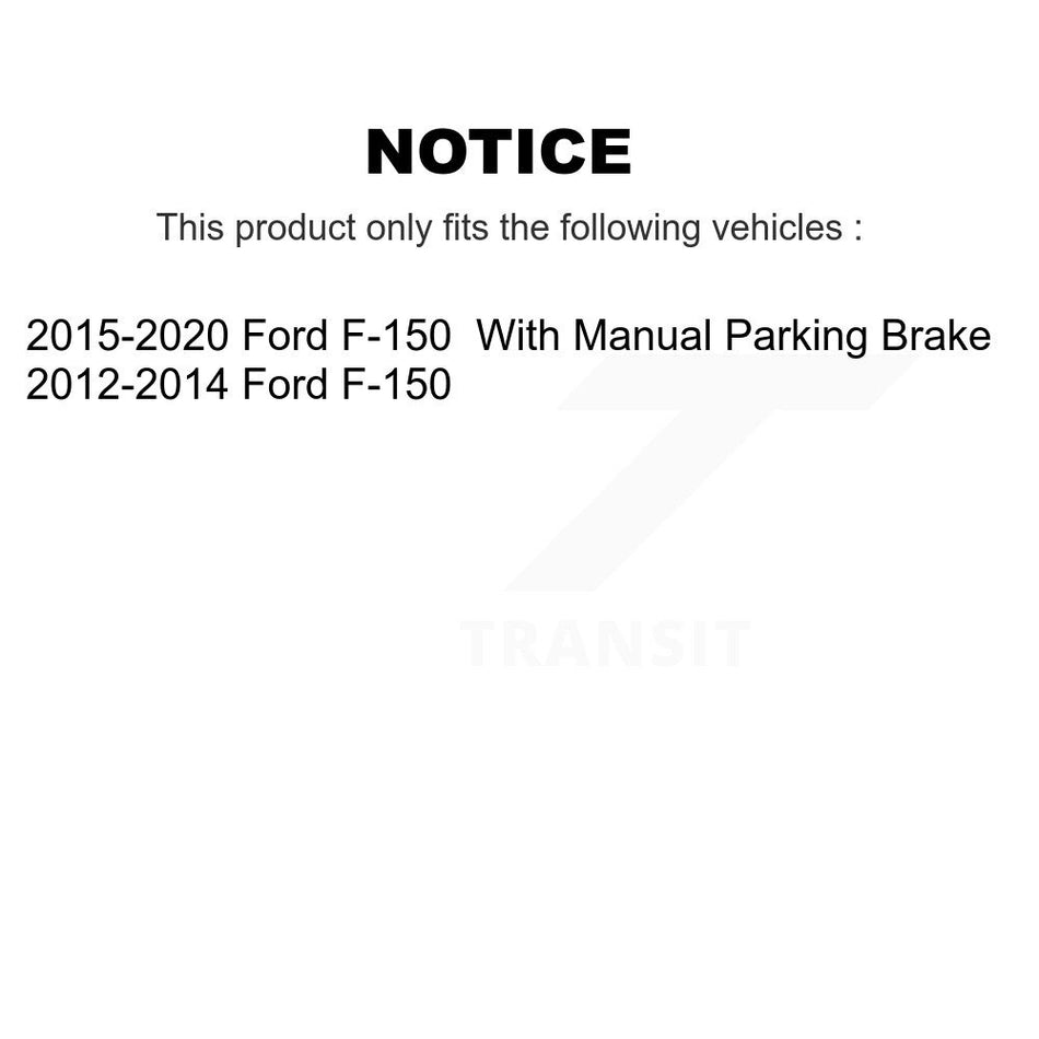 Rear Ceramic Disc Brake Pads NWF-PRC1602 For Ford F-150