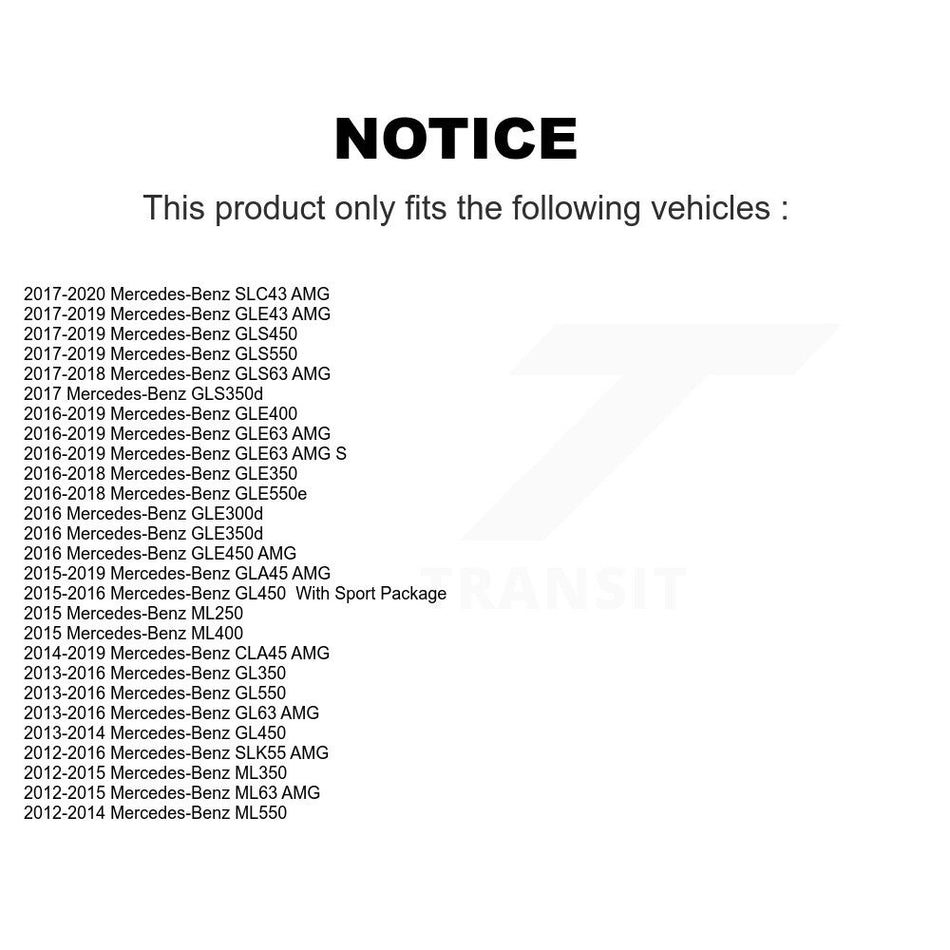 Rear Ceramic Disc Brake Pads NWF-PRC1630A For Mercedes-Benz ML350 GLE400 GLE350 GL350 GLE43 AMG S