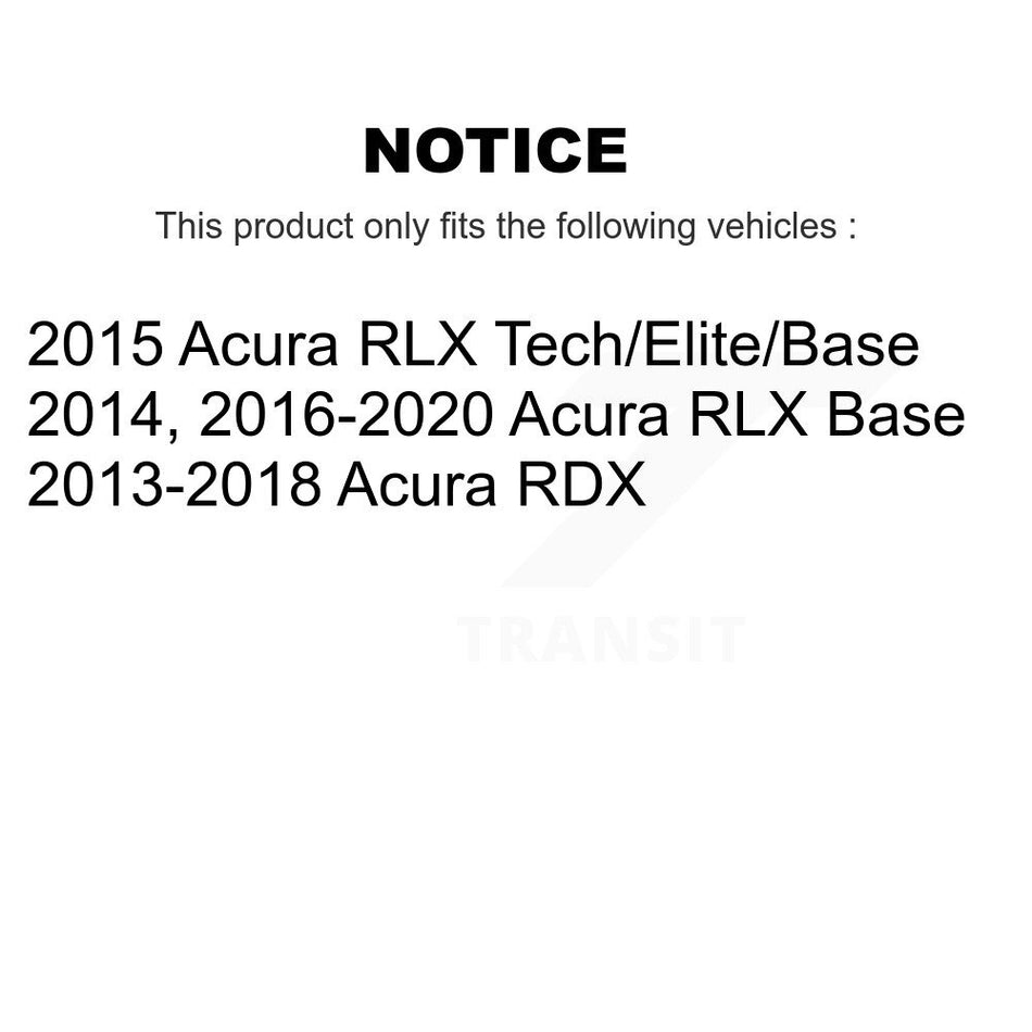 Front Ceramic Disc Brake Pads NWF-PRC1697 For Acura RDX RLX