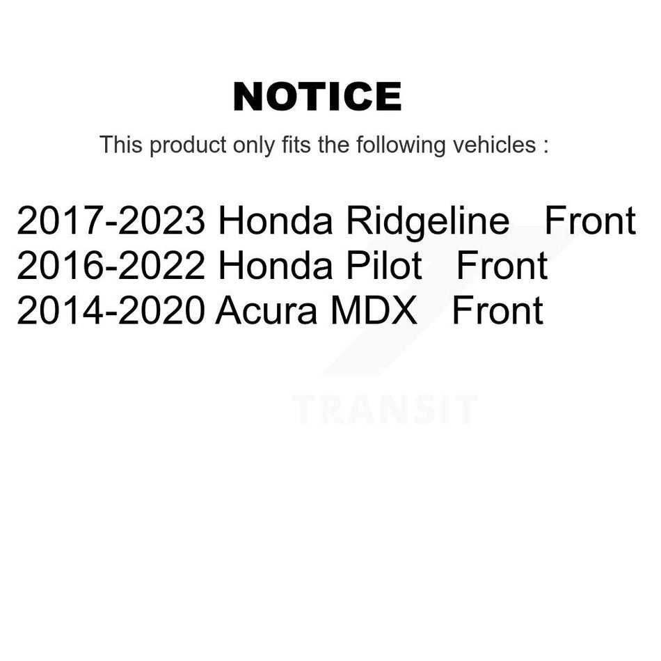 Front Ceramic Disc Brake Pads NWF-PRC1723 For Honda Pilot Acura MDX Ridgeline