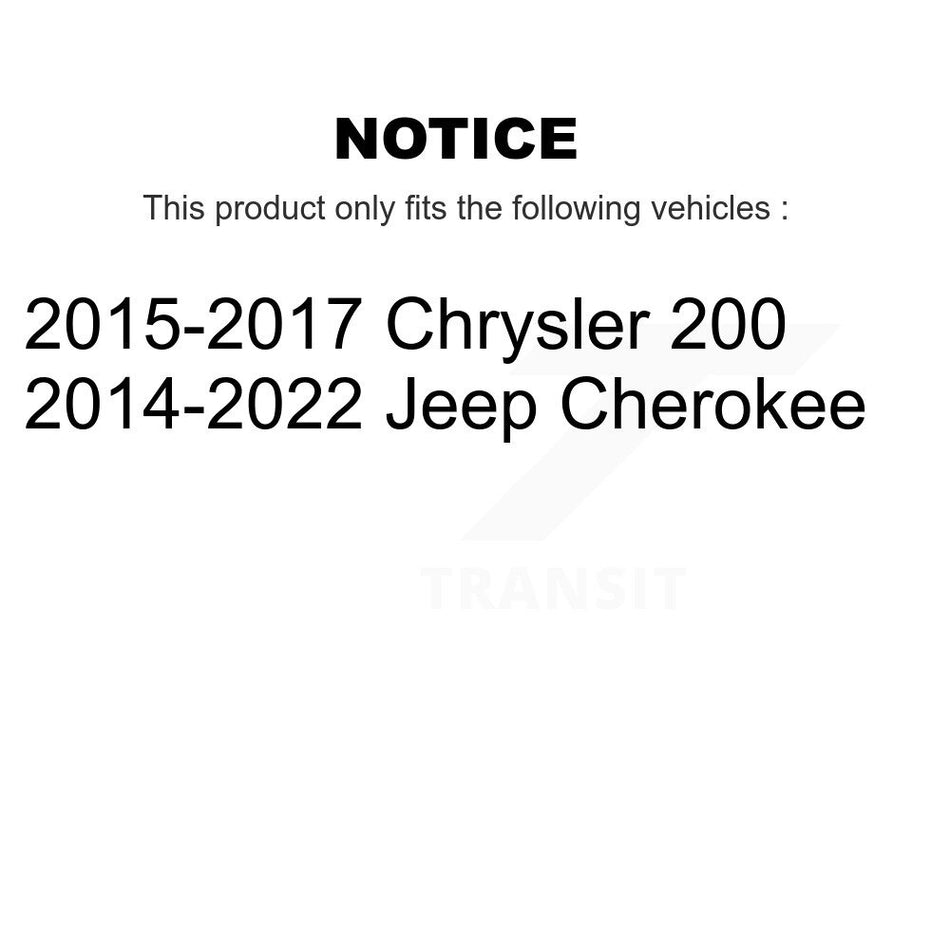 Rear Ceramic Disc Brake Pads NWF-PRC1734 For Jeep Cherokee Chrysler 200