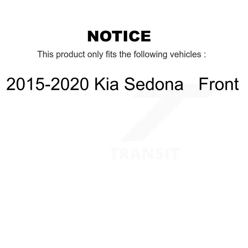 Front Ceramic Disc Brake Pads NWF-PRC1814 For 2015-2020 Kia Sedona