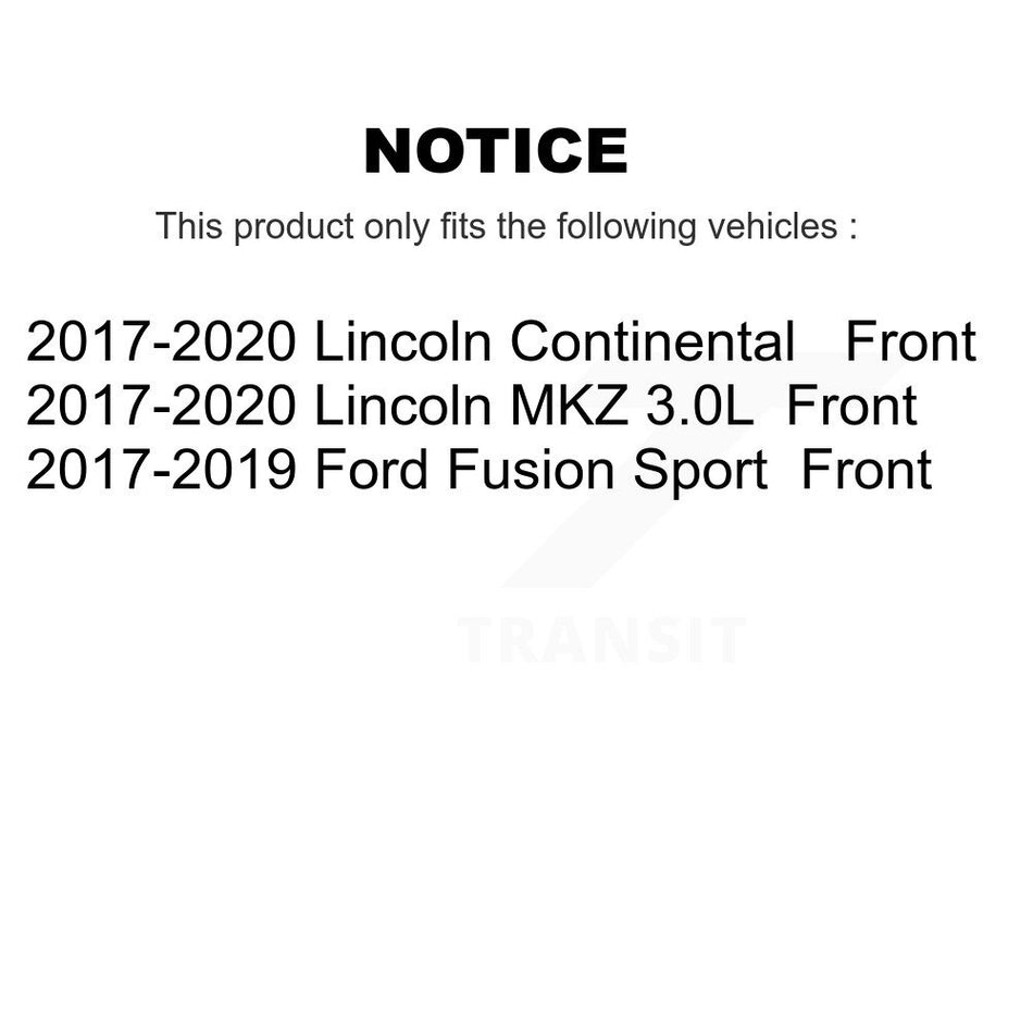 Front Ceramic Disc Brake Pads NWF-PRC1818A For Ford Fusion Lincoln MKZ Continental