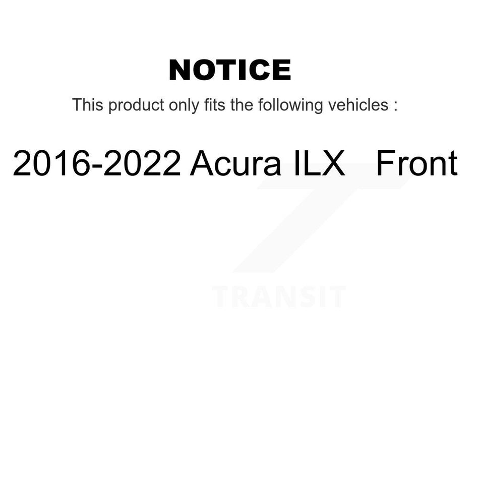 Front Ceramic Disc Brake Pads NWF-PRC1832 For 2016-2022 Acura ILX