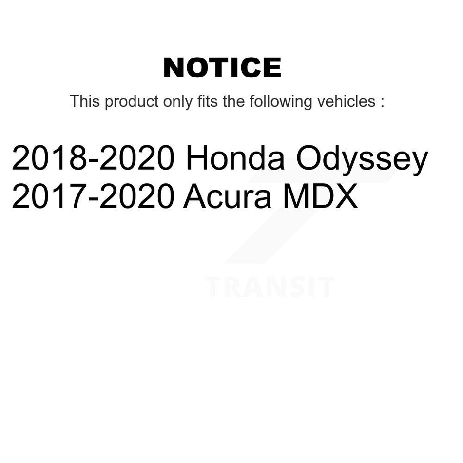 Rear Ceramic Disc Brake Pads NWF-PRC1954 For Honda Odyssey Acura MDX