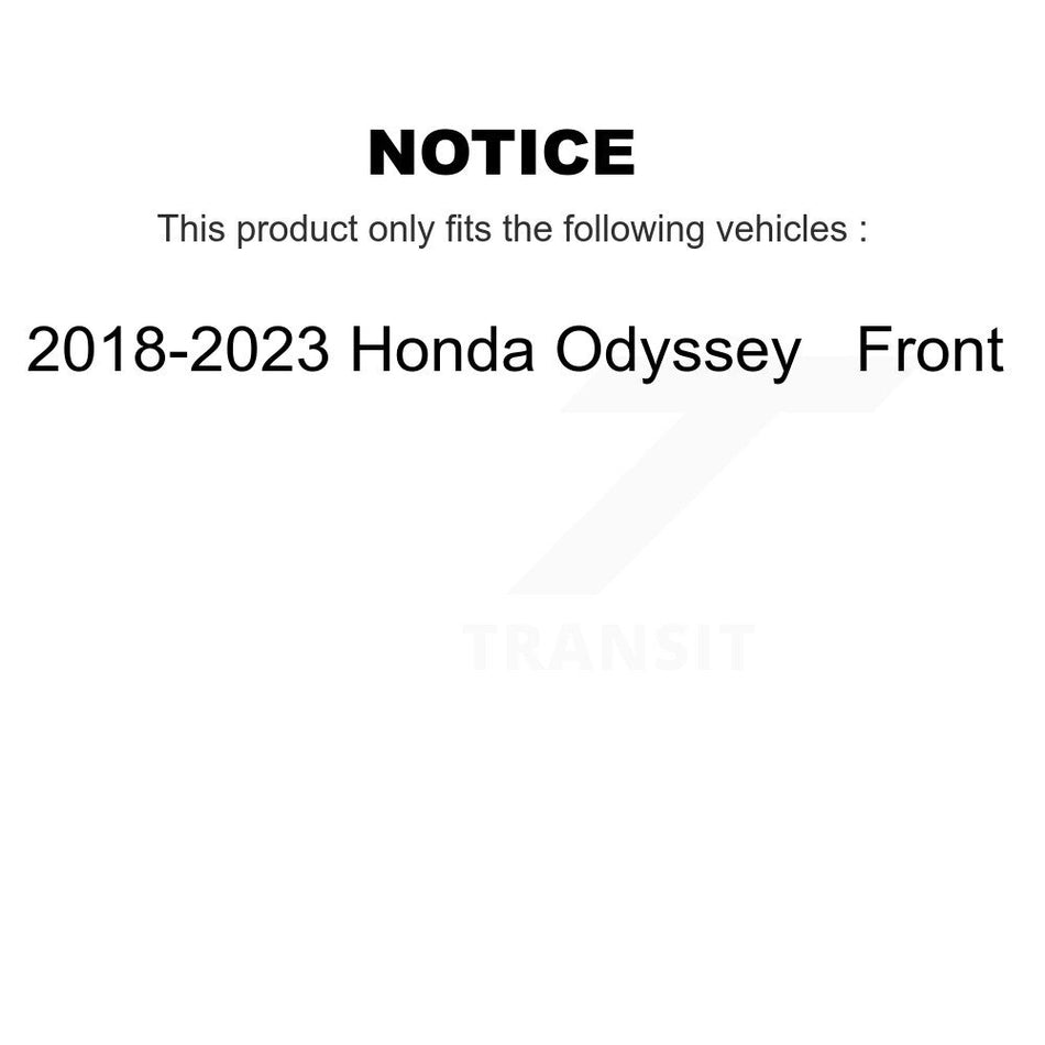 Front Ceramic Disc Brake Pads NWF-PRC2089 For 2018-2023 Honda Odyssey