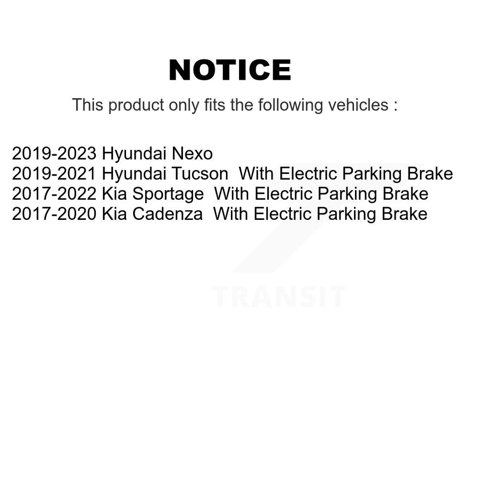 Rear Ceramic Disc Brake Pads NWF-PRC2098 For Kia Sportage Hyundai Tucson Cadenza Nexo