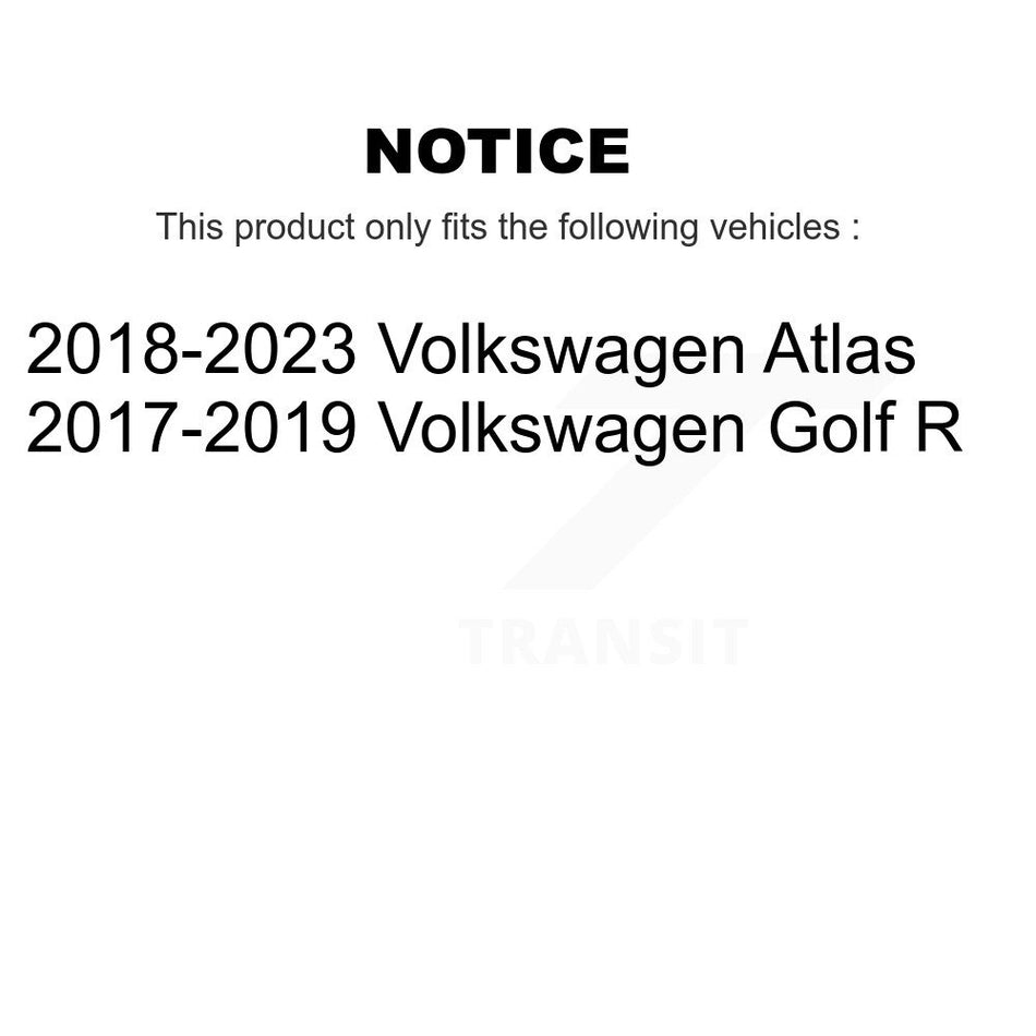 Rear Ceramic Disc Brake Pads NWF-PRC2255 For Volkswagen Atlas Golf R