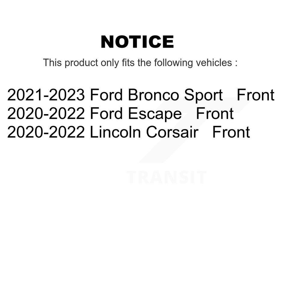 Front Ceramic Disc Brake Pads NWF-PRC2300 For Ford Escape Lincoln Corsair Bronco Sport