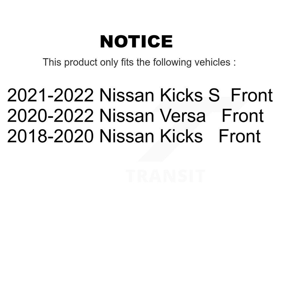 Front Ceramic Disc Brake Pads NWF-PRC2324 For Nissan Kicks Versa