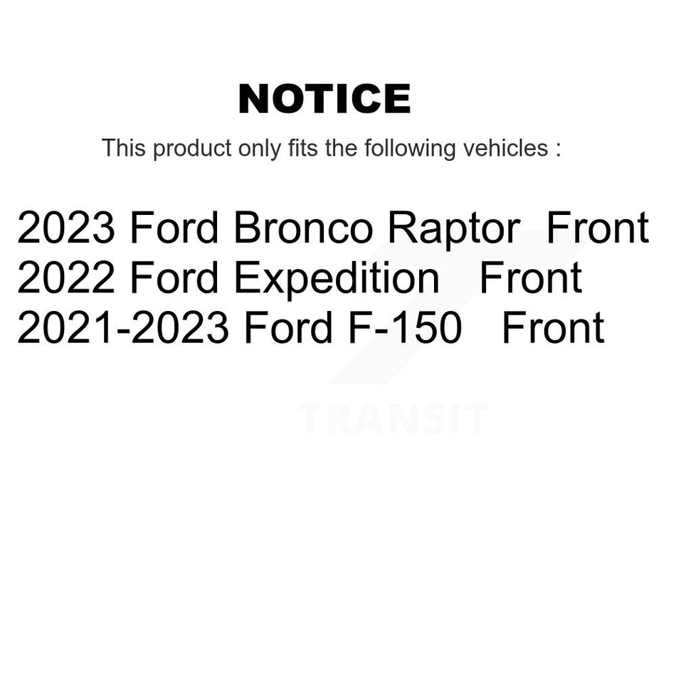 Front Ceramic Disc Brake Pads NWF-PRC2382 For Ford F-150 Bronco Expedition