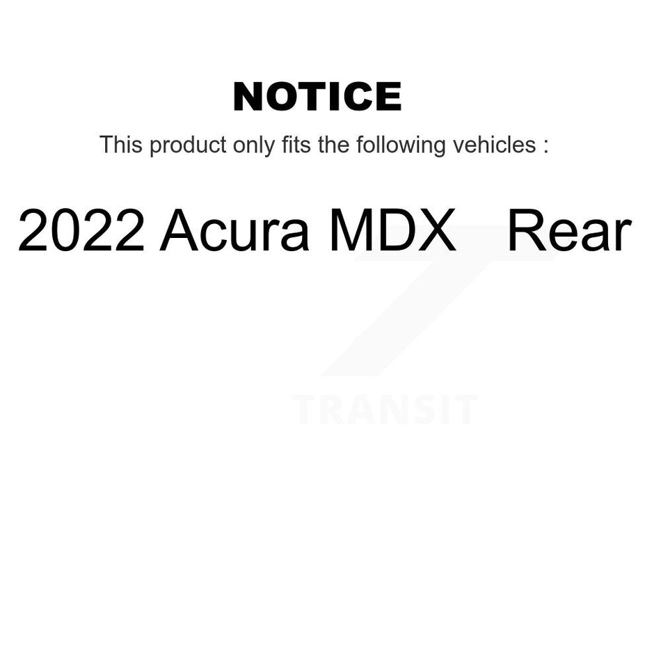 Rear Ceramic Disc Brake Pads NWF-PRC2397 For 2022 Acura MDX