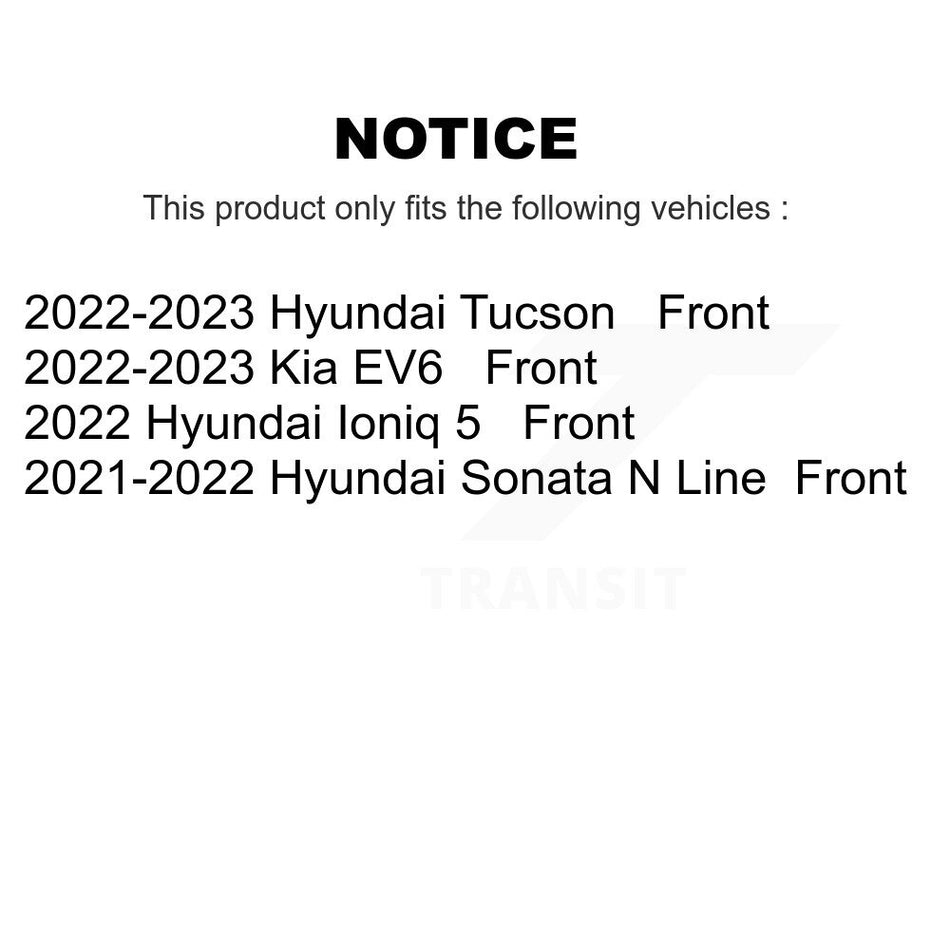 Front Ceramic Disc Brake Pads NWF-PRC2398 For Kia Hyundai EV6 Tucson Sonata Ioniq 5